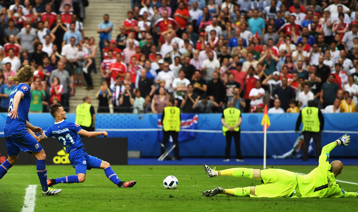 O golo da Islândia frente à Áustria, já nos descontos, foi fundamental para o percurso de Portugal na prova