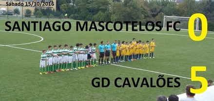 Santiago de Mascotelos 0-5 GD Cavalões