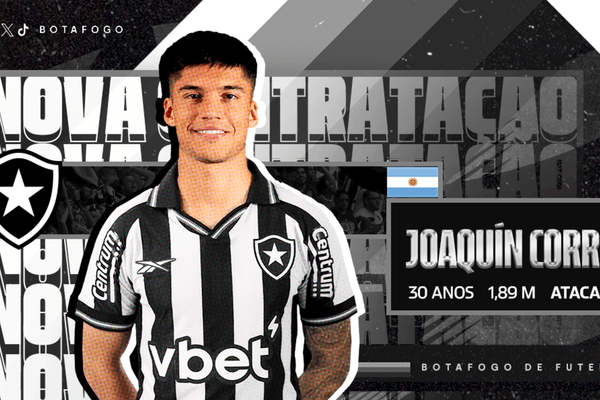 Botafogo anuncia a Joaqun Correa, nuevo refuerzo para el Super Mundial