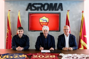 Ex-Atalanta, Gasperini es oficializado en la Roma