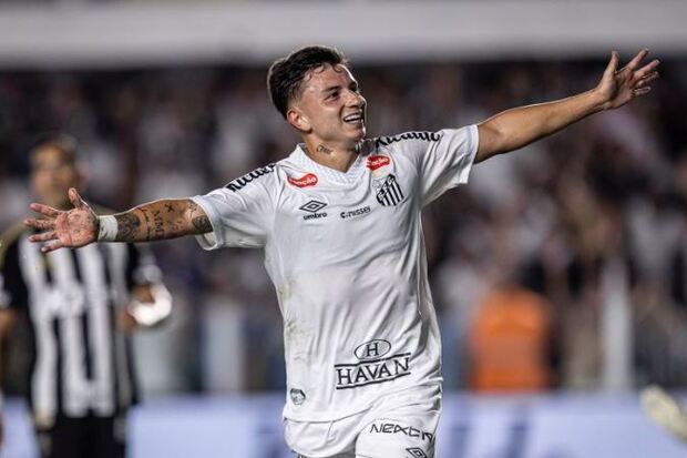 Santos supera a Atltico Mineiro en emocionante duelo del Brasileiro