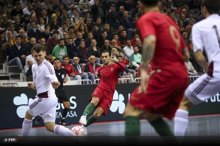Portugal x Letnia - Apuramento Mundial Futsal 2020 - UEFA - Ronda PrincipalGrupo 8