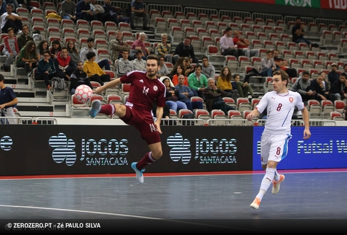 Letnia x Repblica Checa - Apuramento Mundial Futsal 2020 - UEFA - Ronda PrincipalGrupo 8